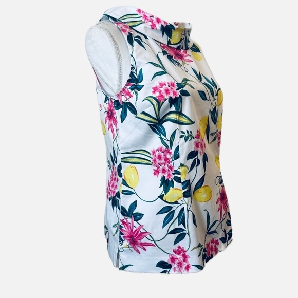 RSVP By Talbots Elegant Lemon Blouse Top Audrey Shell Size 6 NWT - Picture 5 of 12